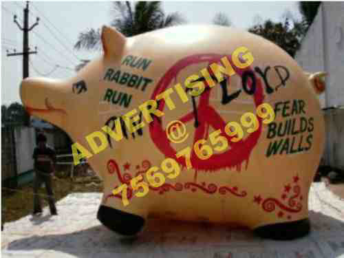 inflatable pig